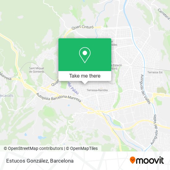 Estucos González map