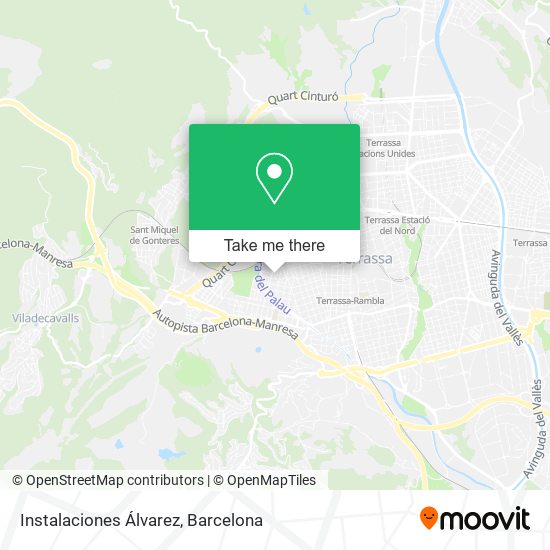Instalaciones Álvarez map
