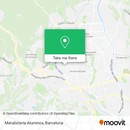 Metalistería Aluminox map