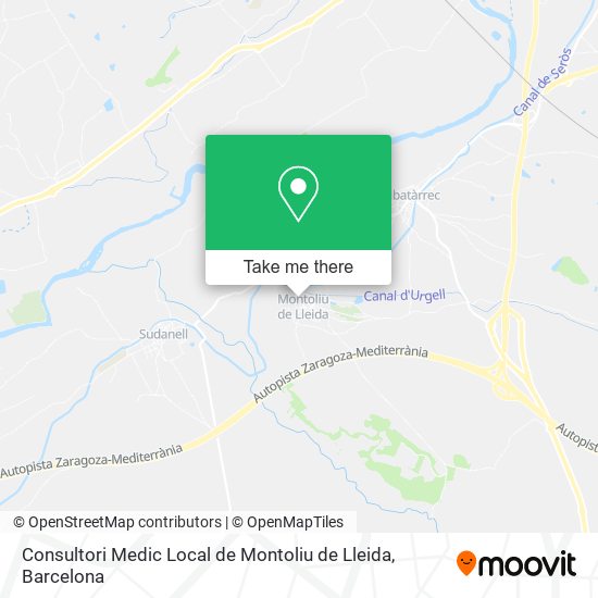 Consultori Medic Local de Montoliu de Lleida map
