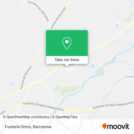 Fusteria Ormo map