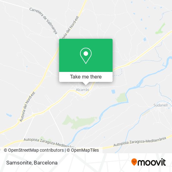 Samsonite map