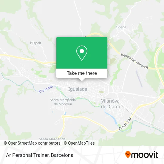 Ar Personal Trainer map