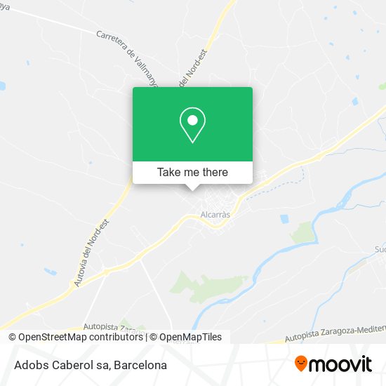 Adobs Caberol sa map