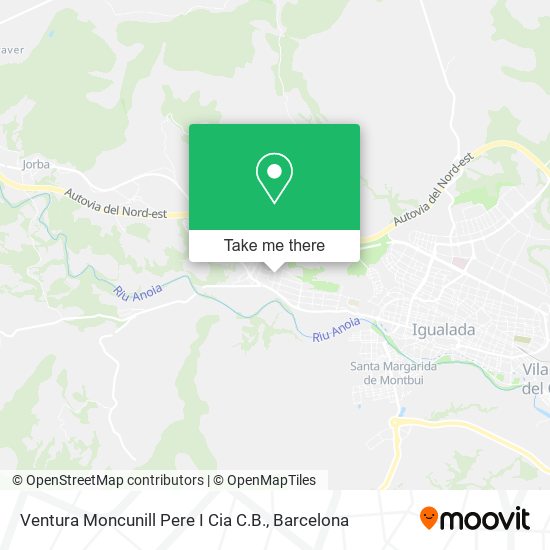 Ventura Moncunill Pere I Cia C.B. map