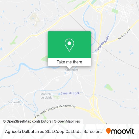 Agrícola Dalbatarrec Stat.Coop.Cat.Ltda map
