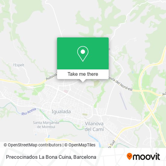 Precocinados La Bona Cuina map