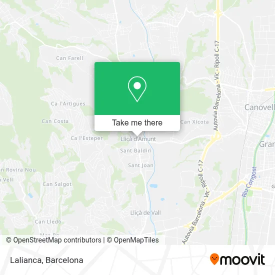 Lalianca map