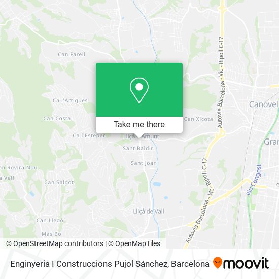 Enginyeria I Construccions Pujol Sánchez map