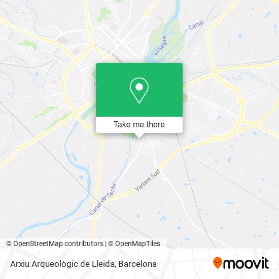 Arxiu Arqueològic de Lleida map