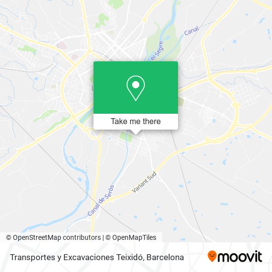 Transportes y Excavaciones Teixidó map