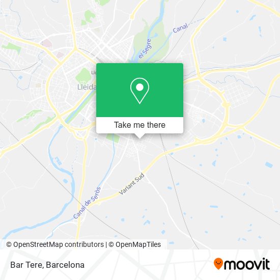 Bar Tere map