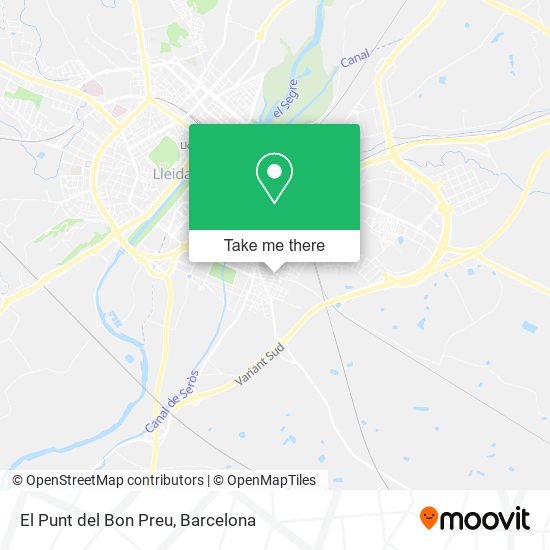 El Punt del Bon Preu map