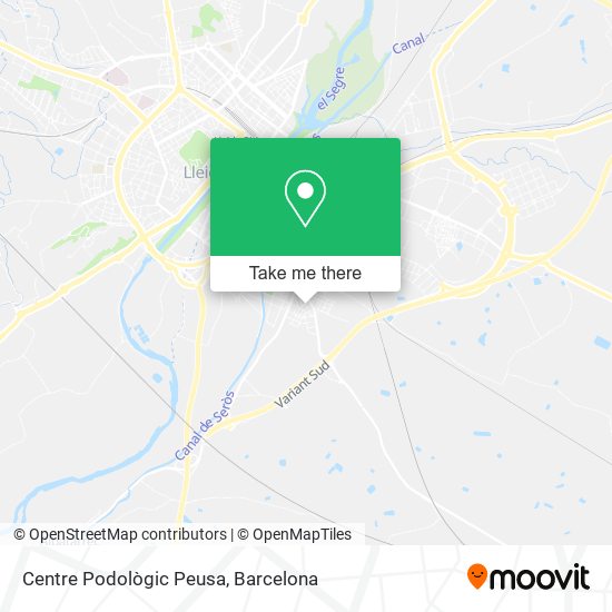 Centre Podològic Peusa map
