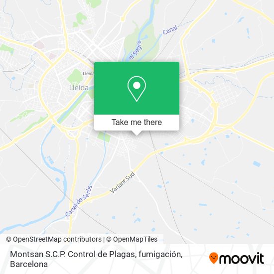 Montsan S.C.P. Control de Plagas, fumigación map