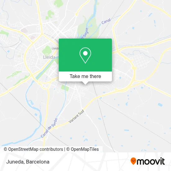 Juneda map