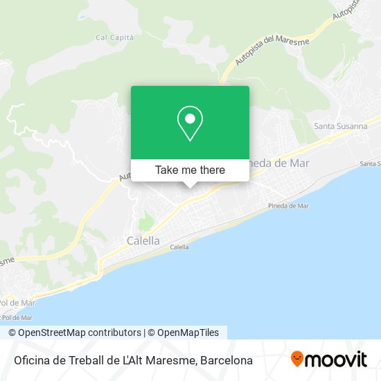 Oficina de Treball de L'Alt Maresme map