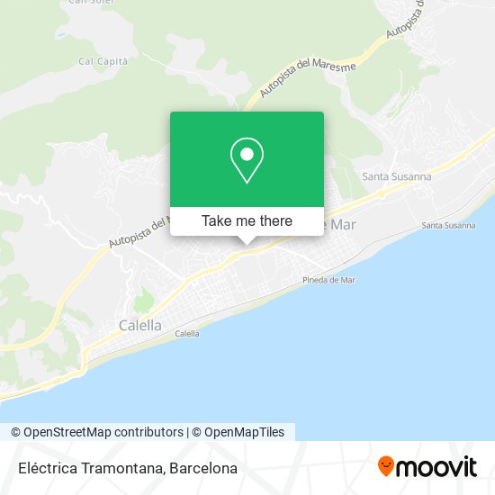 Eléctrica Tramontana map