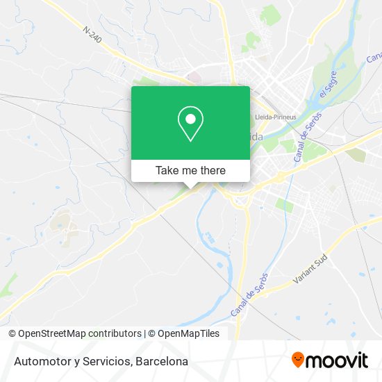 Automotor y Servicios map