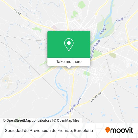 Sociedad de Prevención de Fremap map