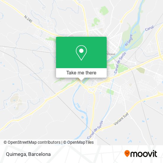 Quimega map