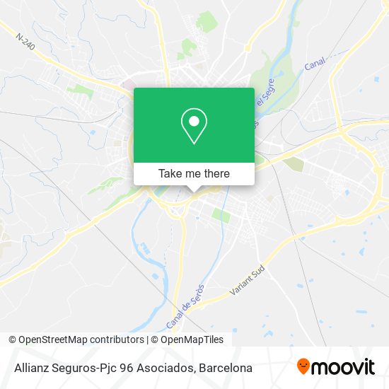 Allianz Seguros-Pjc 96 Asociados map