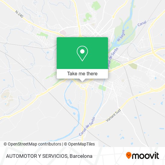 AUTOMOTOR Y SERVICIOS map