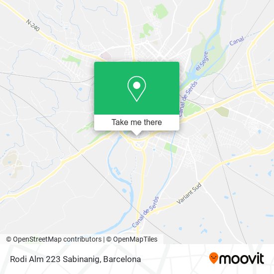 Rodi Alm 223 Sabinanig map