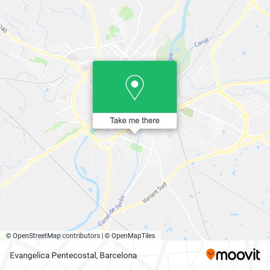 Evangelica Pentecostal map
