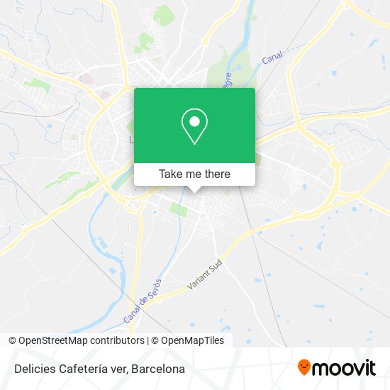 Delicies Cafetería ver map