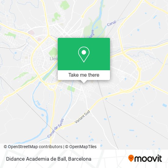 Didance Academia de Ball map