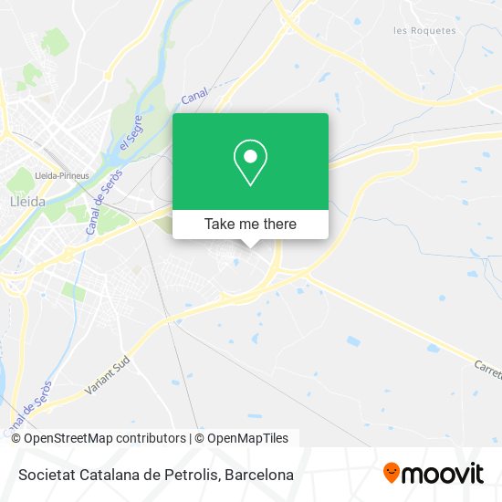 Societat Catalana de Petrolis map