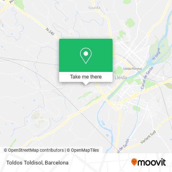 Toldos Toldisol map