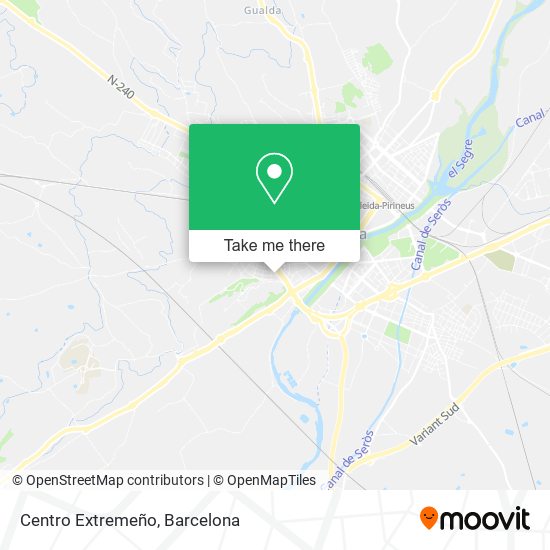 Centro Extremeño map