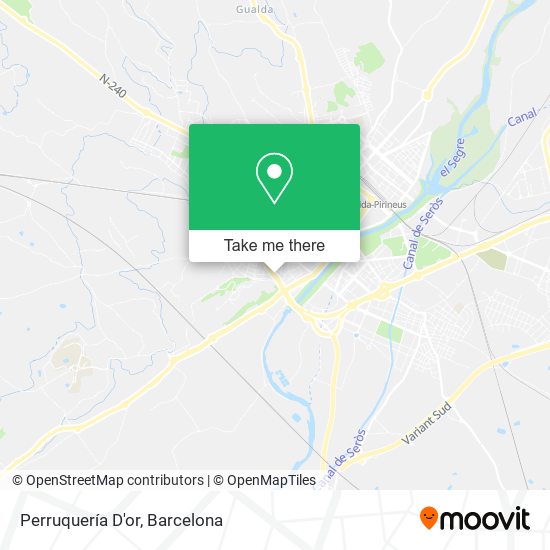 Perruquería D'or map