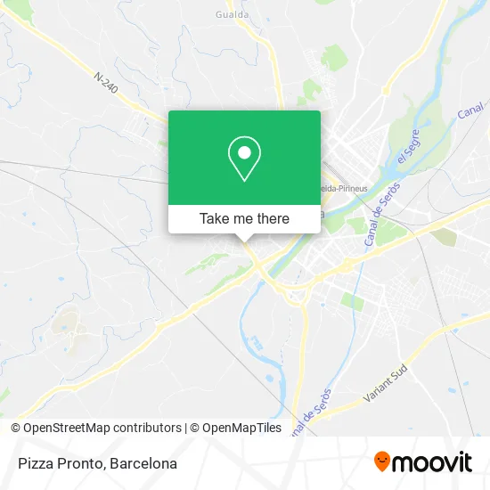 Pizza Pronto map