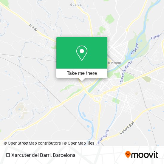 El Xarcuter del Barri map