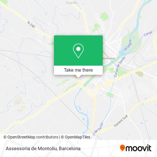 Assessoria de Montoliu map