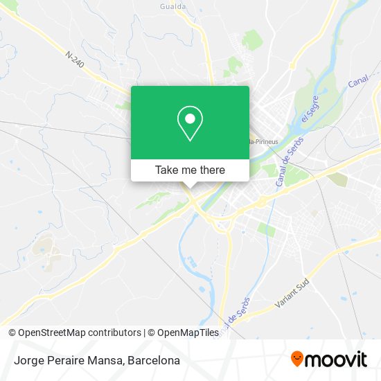 Jorge Peraire Mansa map