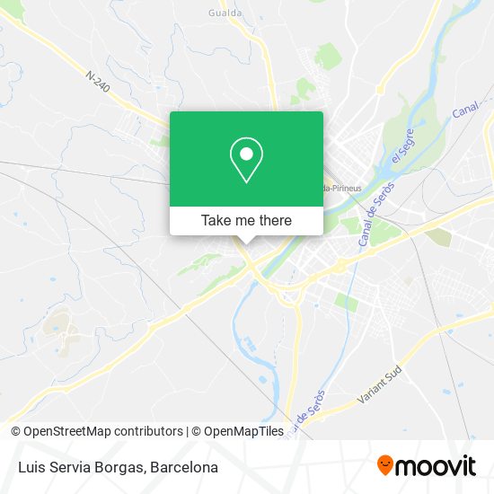 Luis Servia Borgas map