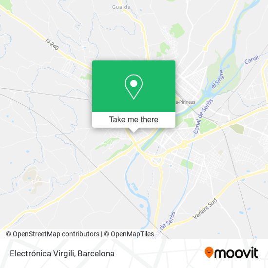 Electrónica Virgili map