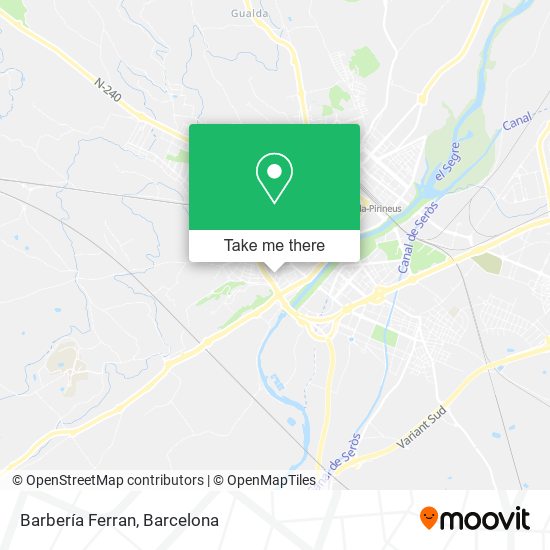 Barbería Ferran map
