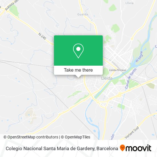 Colegio Nacional Santa Maria de Gardeny map