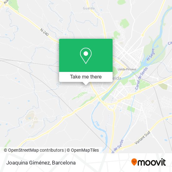 Joaquina Giménez map