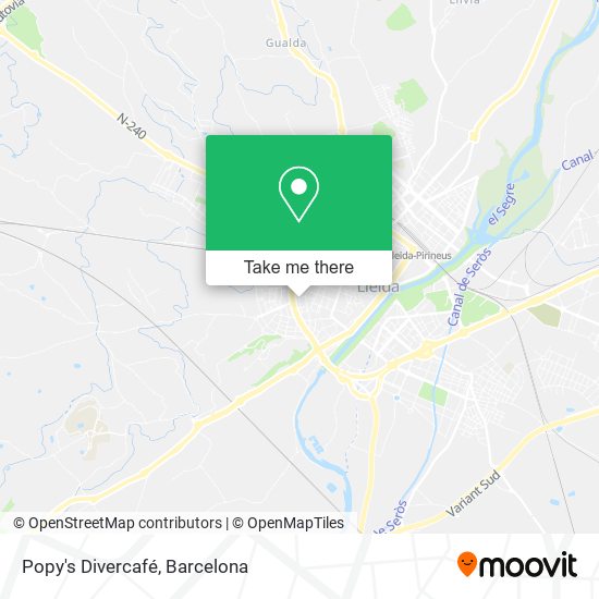 Popy's Divercafé map