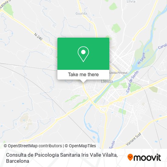 Consulta de Psicología Sanitaria Iris Valle Vilalta map