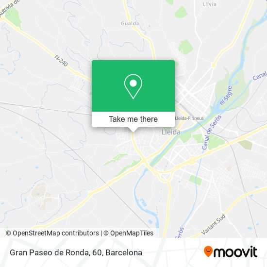 Gran Paseo de Ronda, 60 map