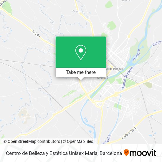 Centro de Belleza y Estética Unisex María map