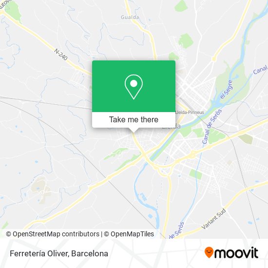 Ferretería Oliver map