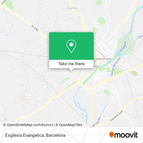 Esglèsia Evangèlica map